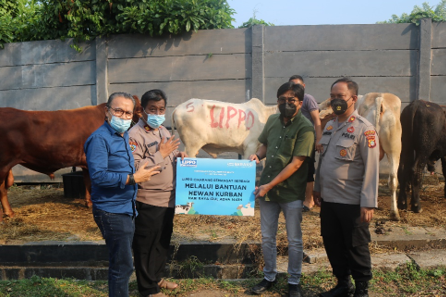 Lippo Cikarang Semangat Berbagi Melalui Bantuan Hewan Kurban Hari Raya Idul Adha 1443H